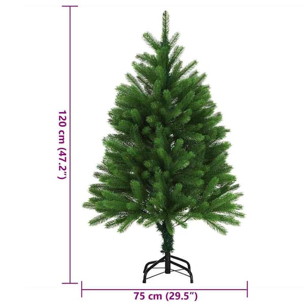 Plastgran verklighetstrogna barr 120 cm grön