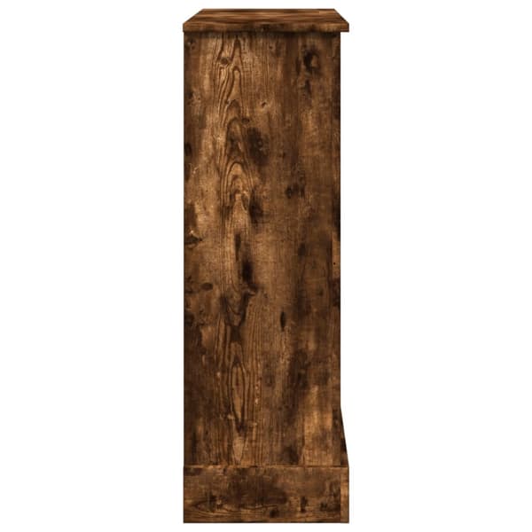 Spiselkrans rökfärgad ek 90x30x90 cm konstruerat trä