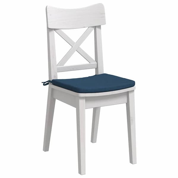 Sittkuddar 4 pcs Blå 40 x 40 x 3 cm tyg