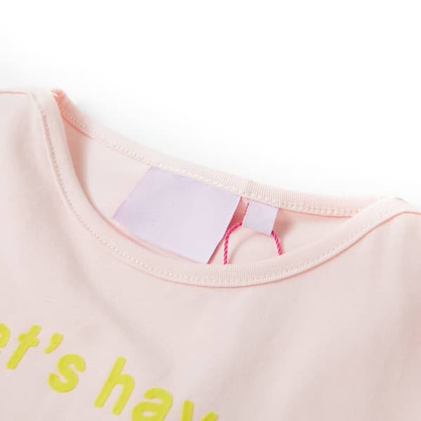 T-shirt för barn mild rosa 140