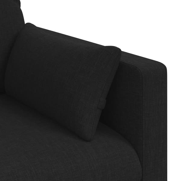 Soffa Svart 139 x 78 x 80 cm tyg