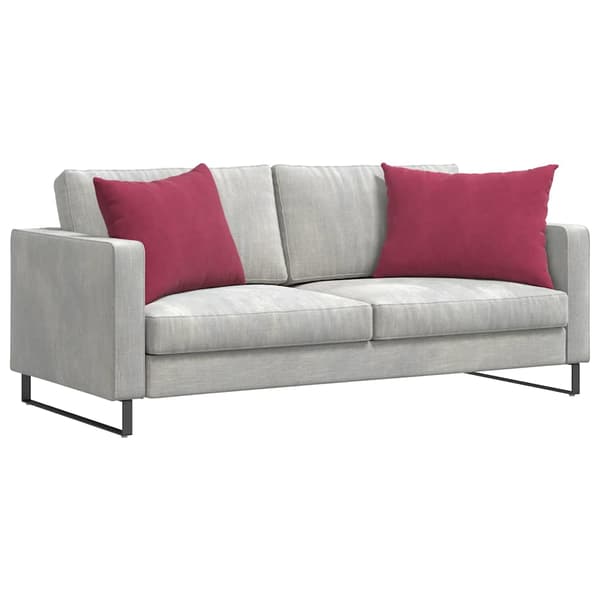 Sofakuddar 2 pcs Vinröd 70 x 50 cm Kordread tyg