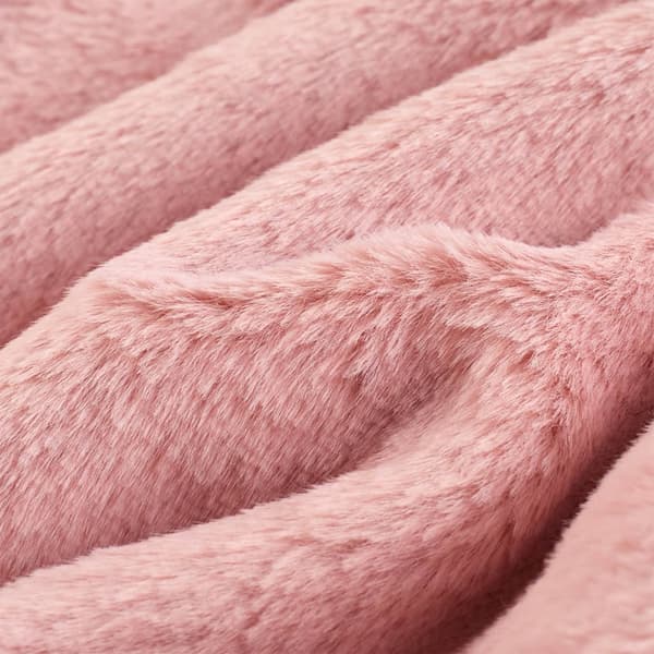 Kappa för barn konstpäls rosa 128