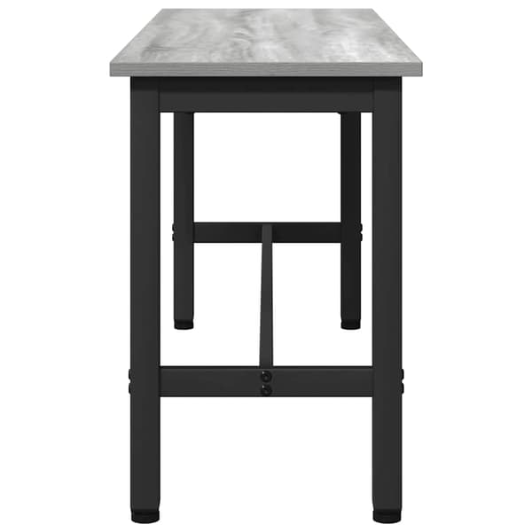 Matbänk 2 pcs Grå Sonoma 100 x 32,5 x 48,5 cm