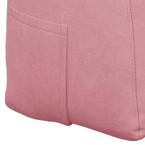 Ryggkudde Rosa 100 x 24 x 50 cm Sammet
