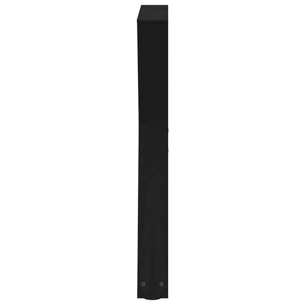 Matbordsben 2 st svarta 60x(72-73,3) cm stål