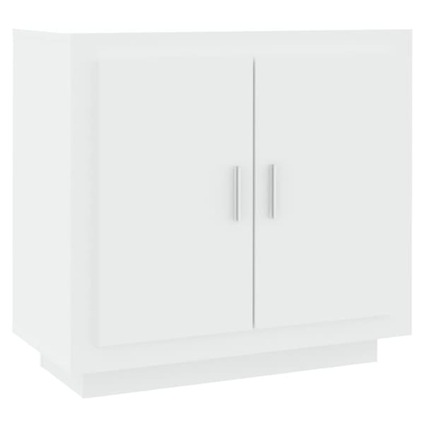 Skänk vit 80x40x75 cm konstruerat trä