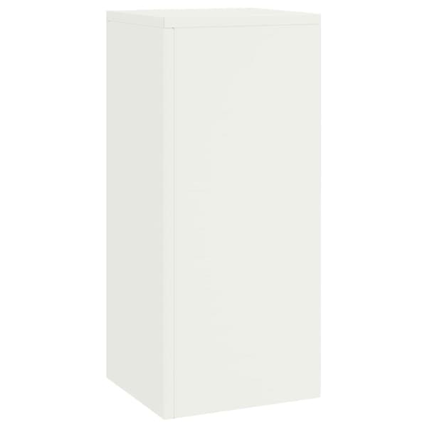 Växtställ 2 pcs Vit 24 x 24 x 55 cm Stål