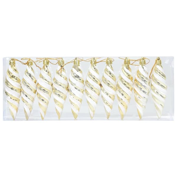 Jul Spiralformad Kula 40 pcs Guld Plast