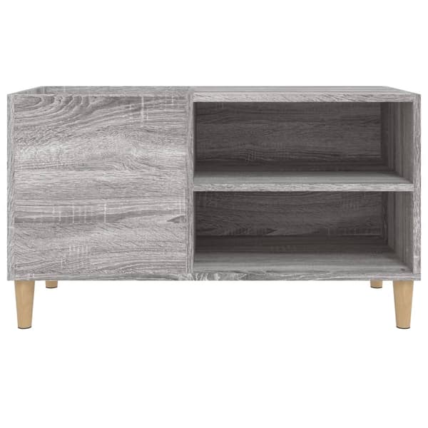 Stereobänk grå sonoma 84,5x38x48 cm konstruerat trä