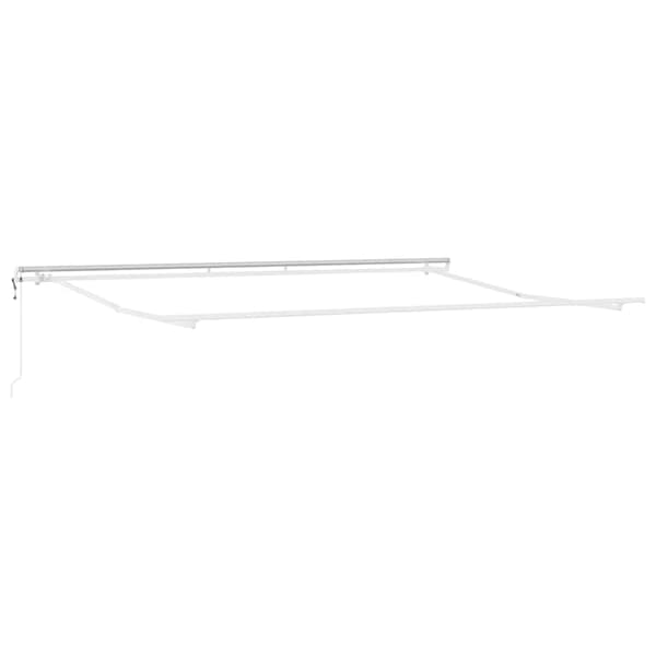 Markisram Vit 500 × 300 cm Aluminium