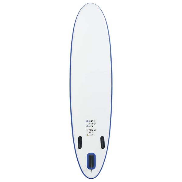SUP surfingbräda uppblåsbar blå och vit