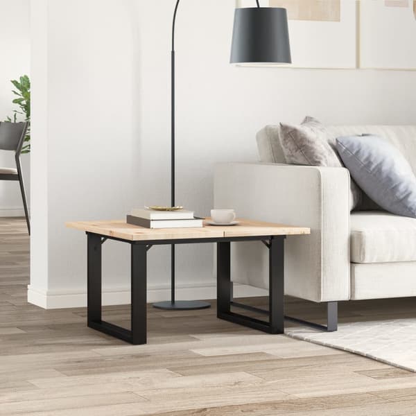 Bordsben för soffbord O-ram 60x40x38 cm stål