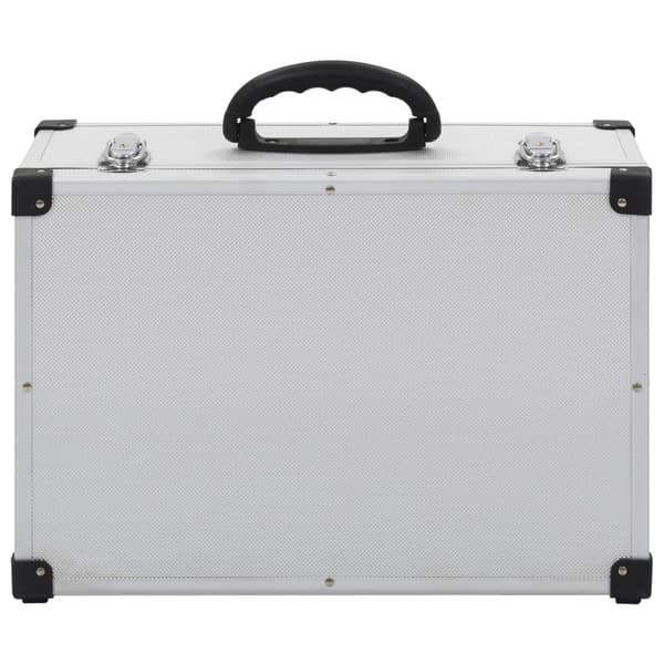 CD-väska för 60 cd-skivor aluminium ABS silver