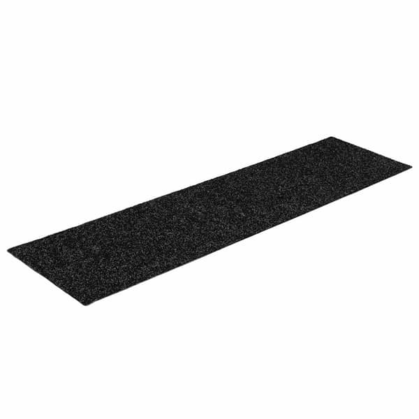 Trappmattor självhäftande 30 st 76x20 cm svarta rektangulära