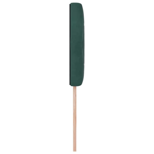 Huvudgavel Mörkgrön 100 cm Sammet