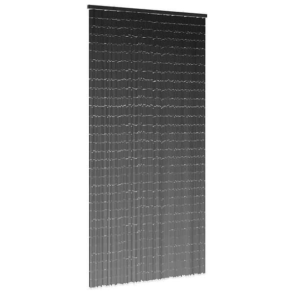 Insektsgardin mörkgrå 100x200 cm bambu