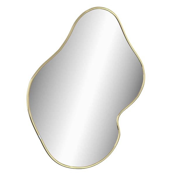 Väggspegel guld 50x40 cm