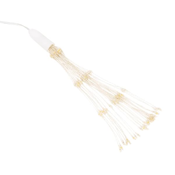 Julbelysning 8 st 140 LED blå 17 cm