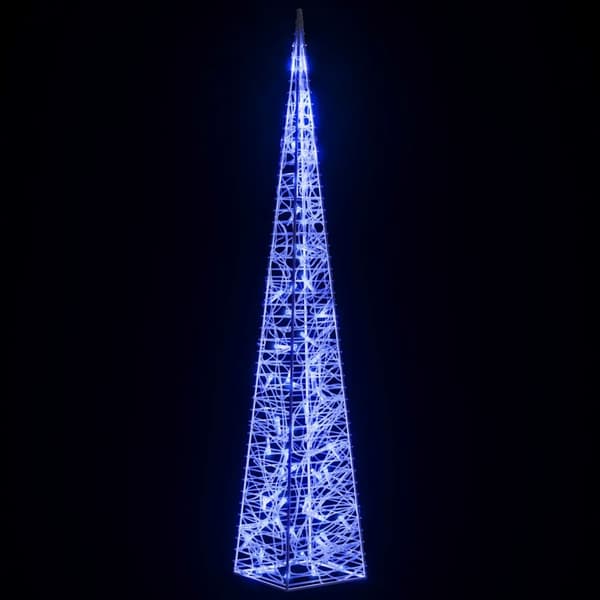 Ljuskon LED akryl blå 120 cm