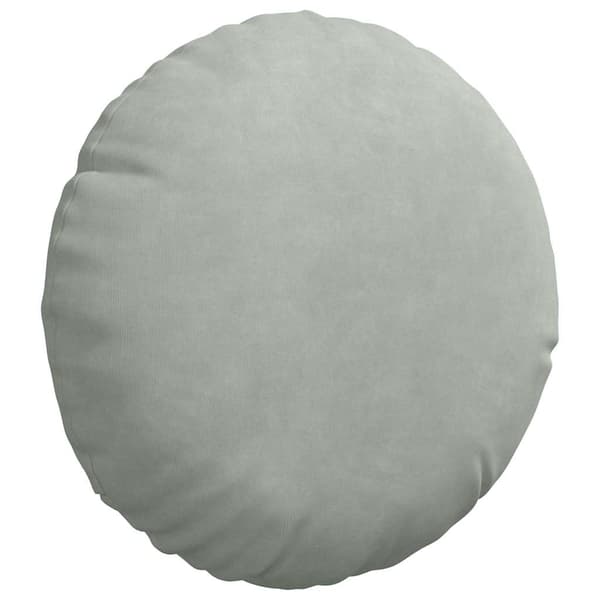 Sittkuddar 2 pcs Ljusgrå Ø30 x 13 cm Sammet