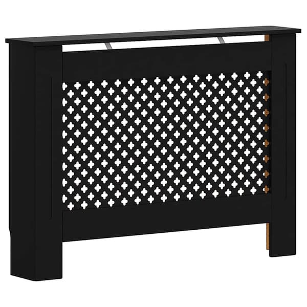Elementskydd svart 112x19x81,5 cm MDF