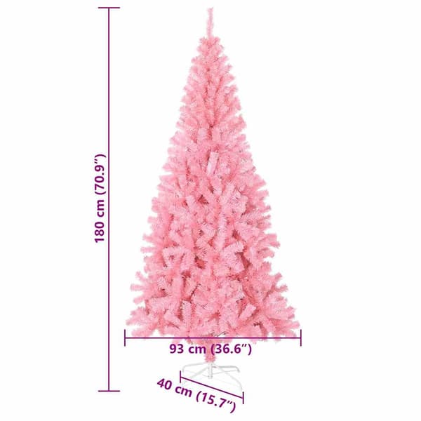 Julgran Rosa 180 cm PVC