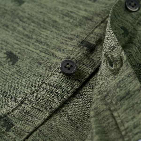 Skjorta för barn khaki melange 128