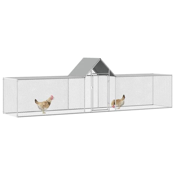 Hönsbur 5x1x1,5 m galvaniserat stål