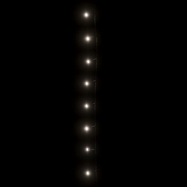 Ljusslinga med 300 LED kallvit 30 m PVC
