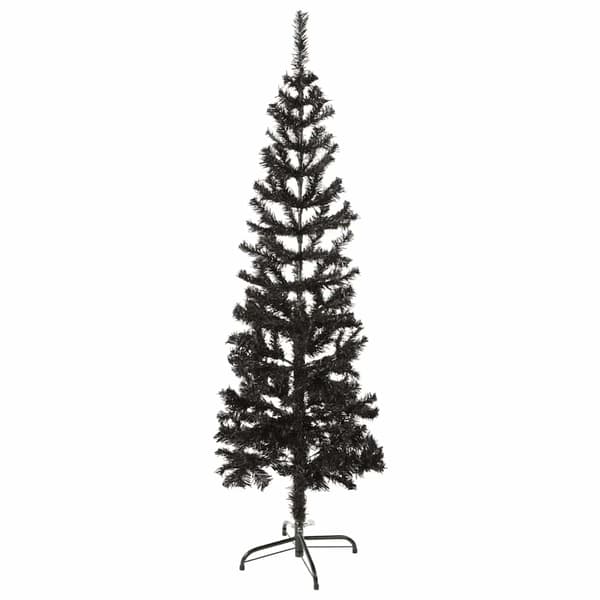 Julgran smal svart 150 cm