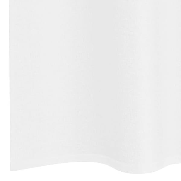Voile Gardin 2 st Vit 245 x 140 cm Polyester
