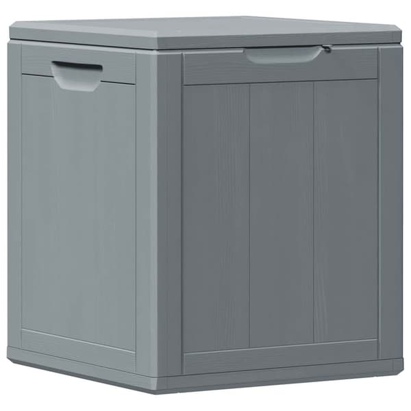 Dynbox 90 liter grå PP-träliknande