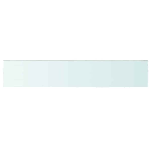 Hyllplan glas genomskinlig 110x20 cm