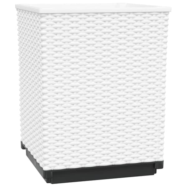 Odlingslådor 4 st vit 30x30x37 cm polypropylen