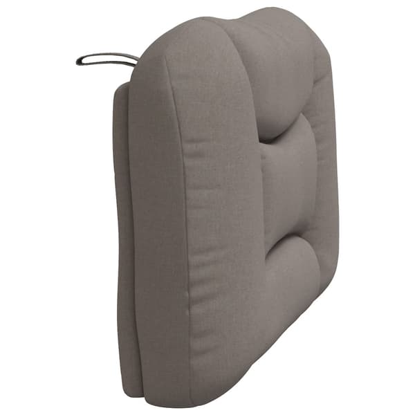 Headboard Cushion "Hvar" Taupe 80 cm Fabric