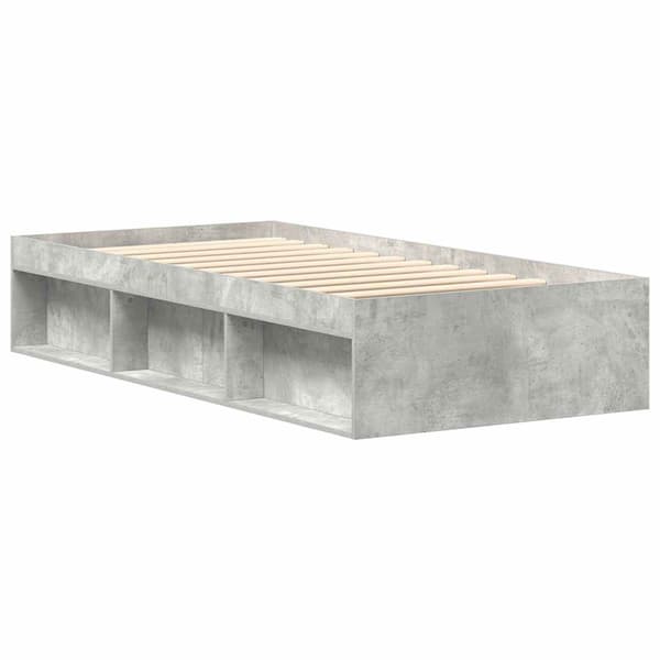 Sängram betonggrå 75x190 cm