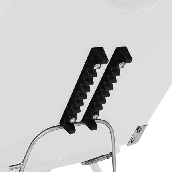 Behandlingsstol konstläder vit 180x62x78 cm