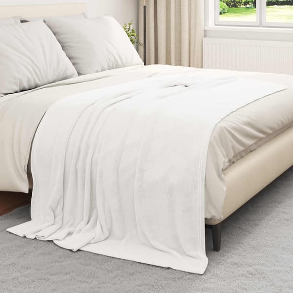 Kastfilt Vit 150 x 200 cm Fleece