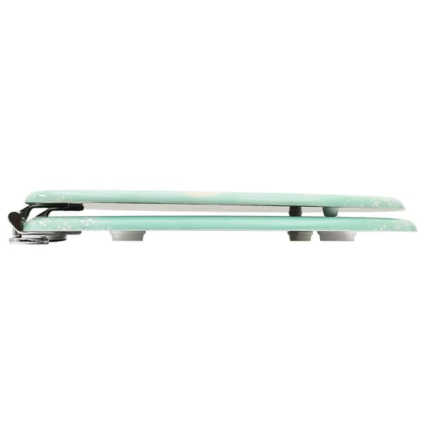 Toalettsitsar med lock 2 st MDF flamingo