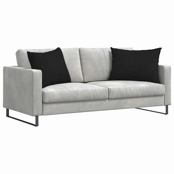 Sofakuddar 2 pcs Svart 70 x 50 cm tyg