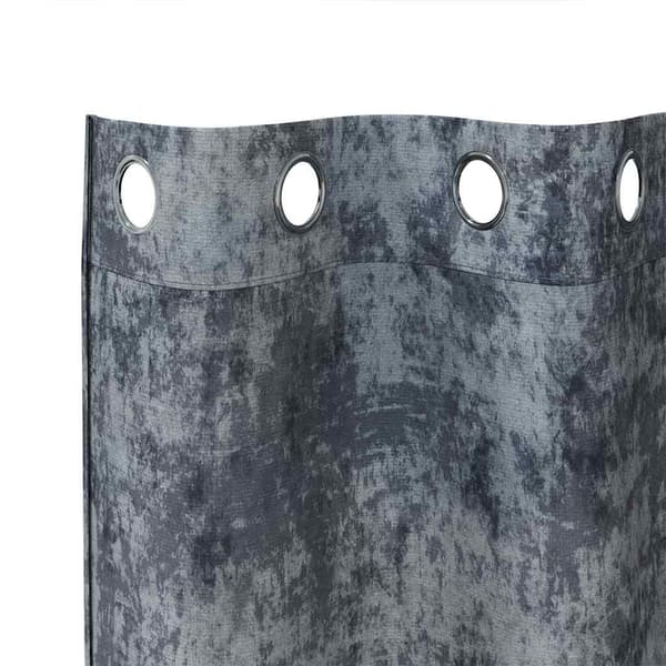 Sammetsgardiner 2 pcs Silvergrå 245 x 140 cm Sammet