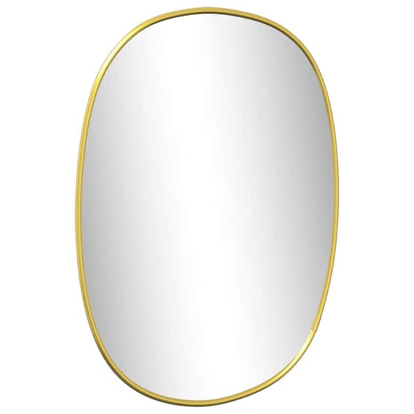 Väggspegel guld 30x25 cm