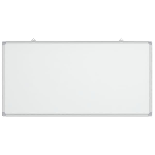 Magnetisk whiteboard 60x30x1,7 cm aluminium