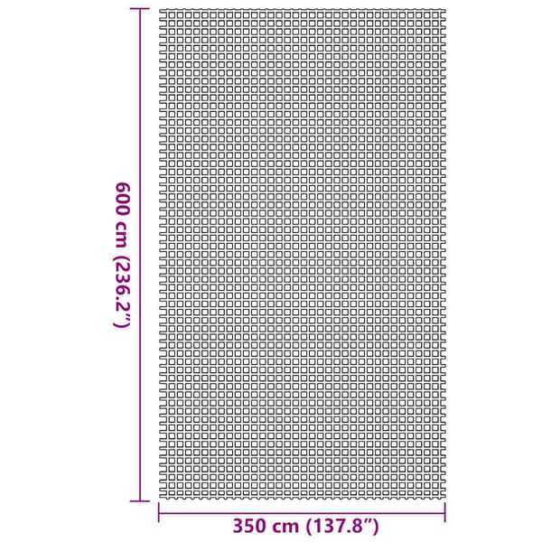 Tältmatta Blå 600 × 350 cm Polyester