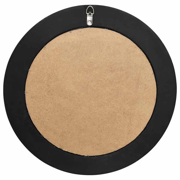 Väggspegel barockstil 50 cm svart