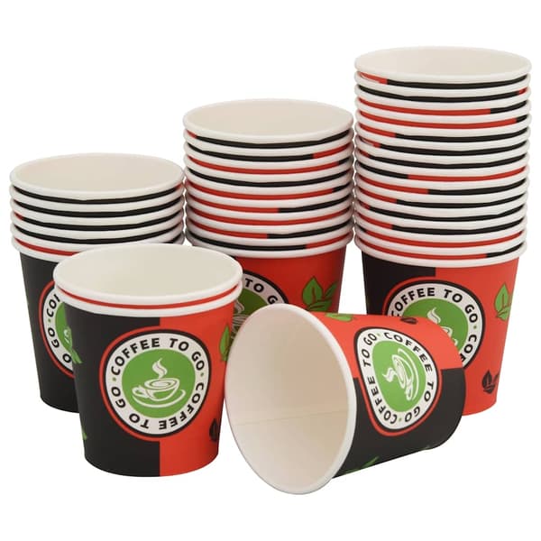 Engångsmuggar 1000 st kaffe papper 120 ml (4 oz)