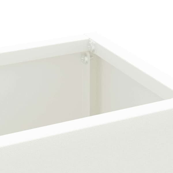 Regn Paraplyställ Vit 28 x 12 x 41 cm Stål