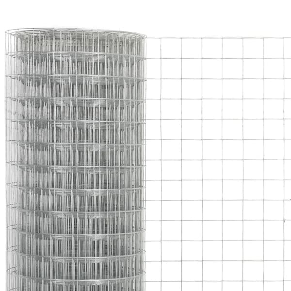 Hönsnät galvaniserat stål 10x0,5 m silver