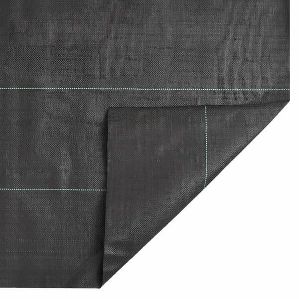 Ogräsmatta svart 2x25 m PP